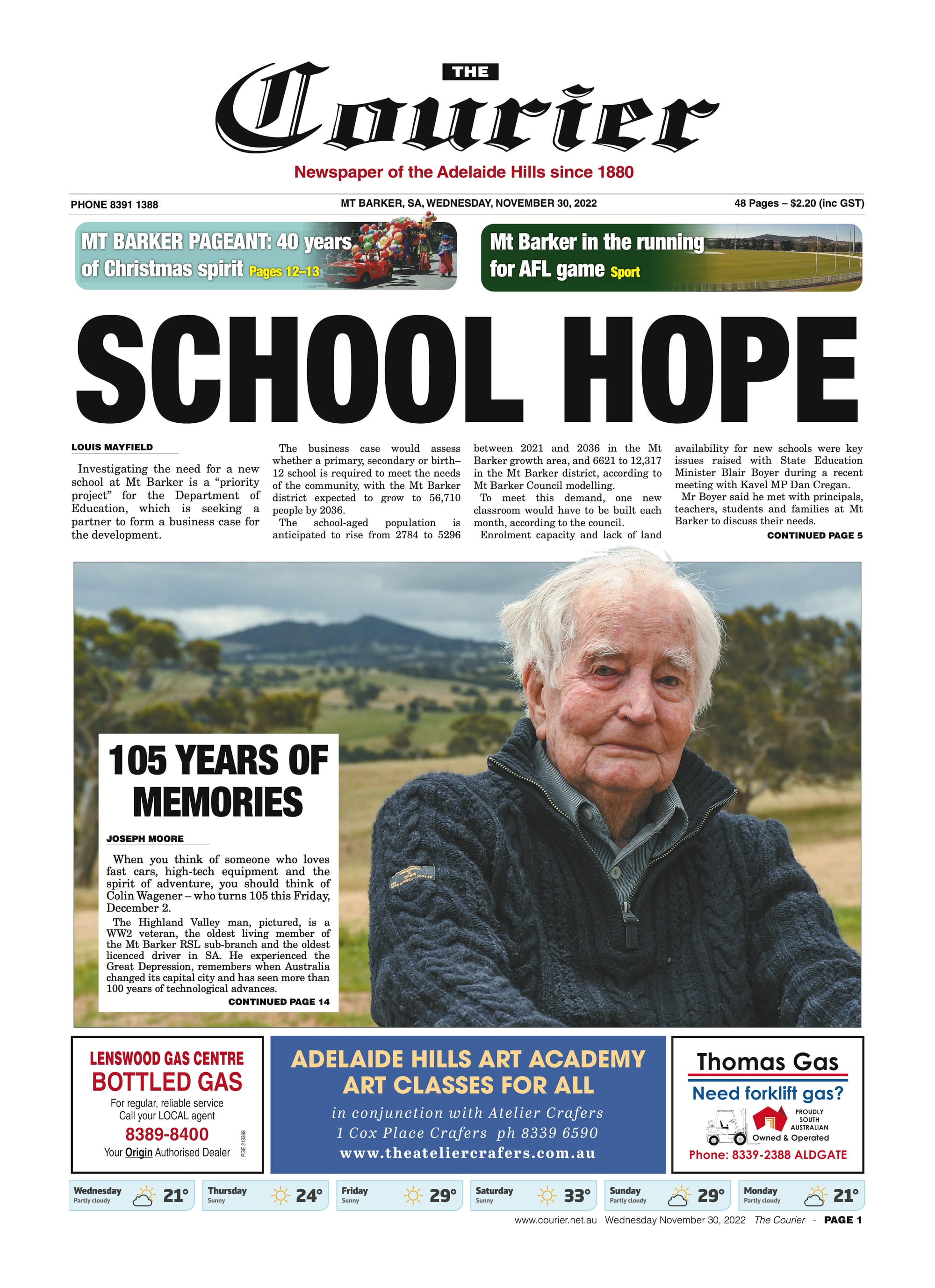 The Courier, November 30, 2022