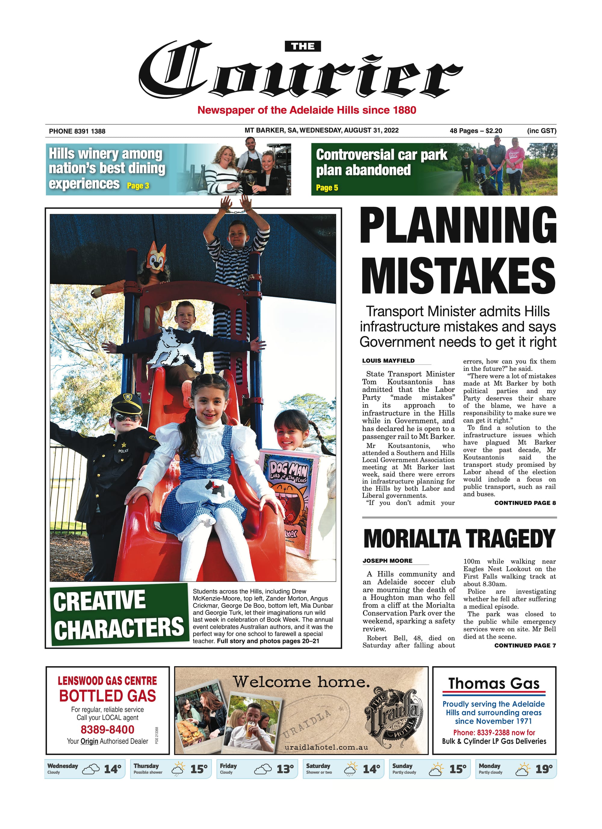 The Courier, August 31, 2022