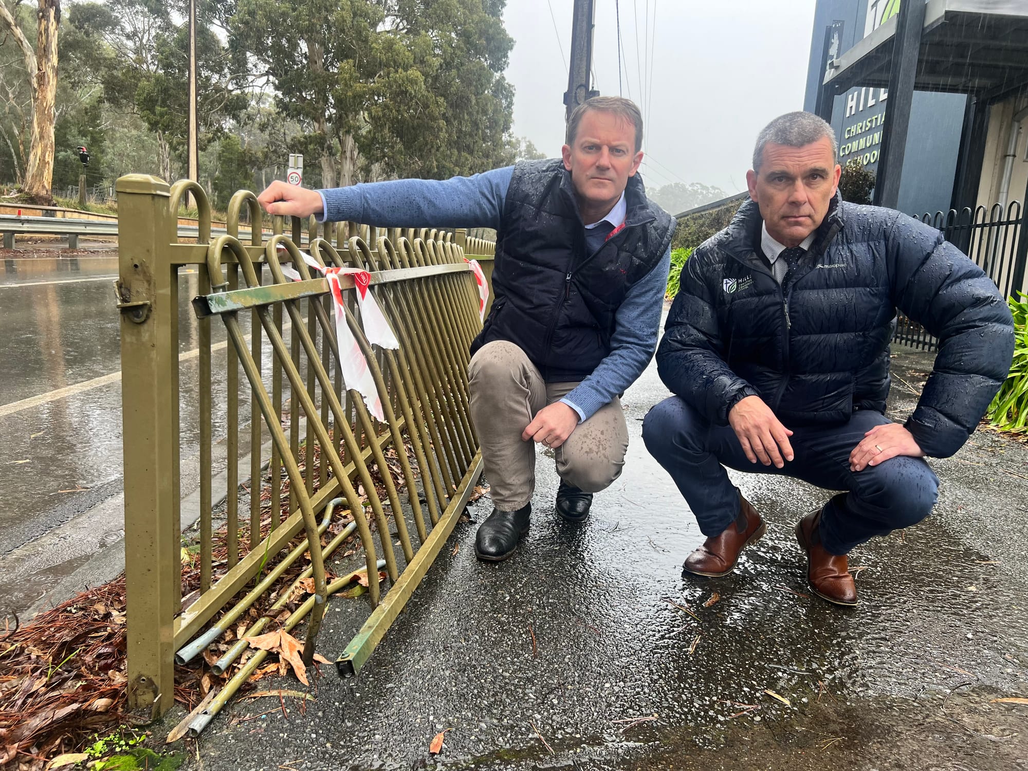 Calls for better school safety barrier after accident