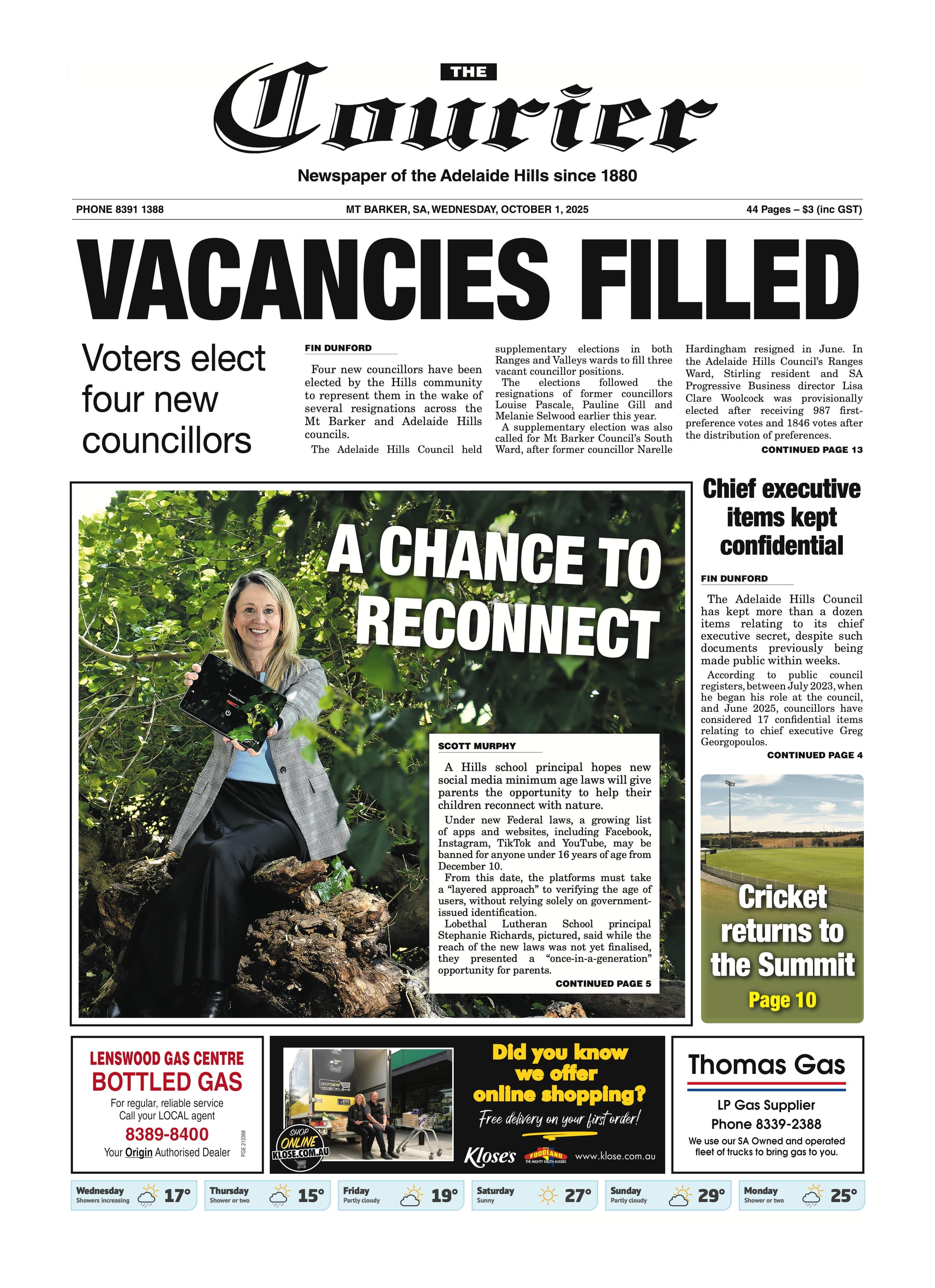 The Courier, October 1, 2025