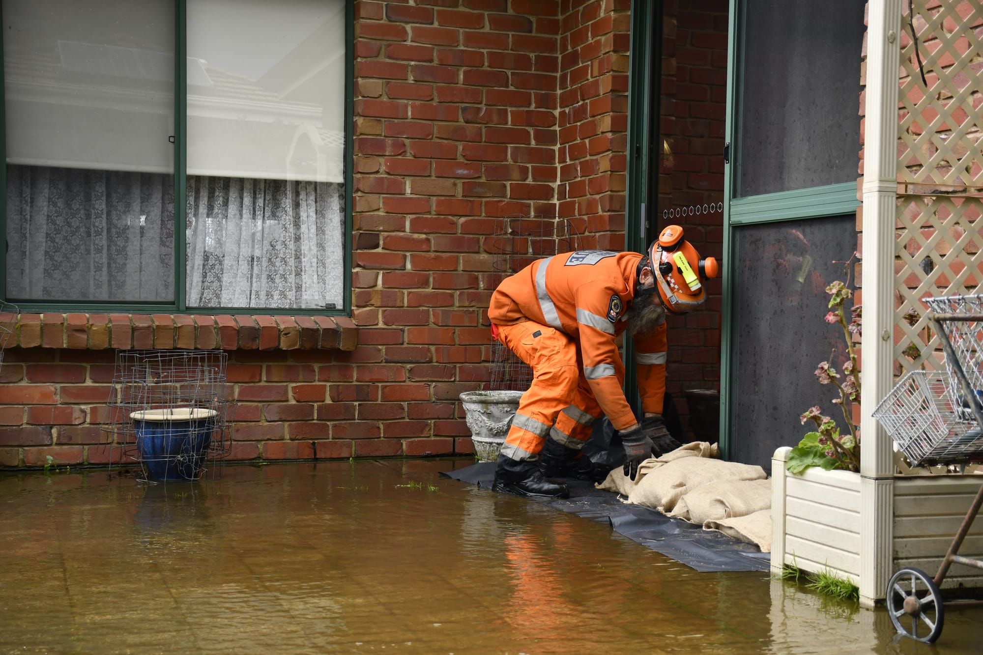 Wind and hail lashes the Hills