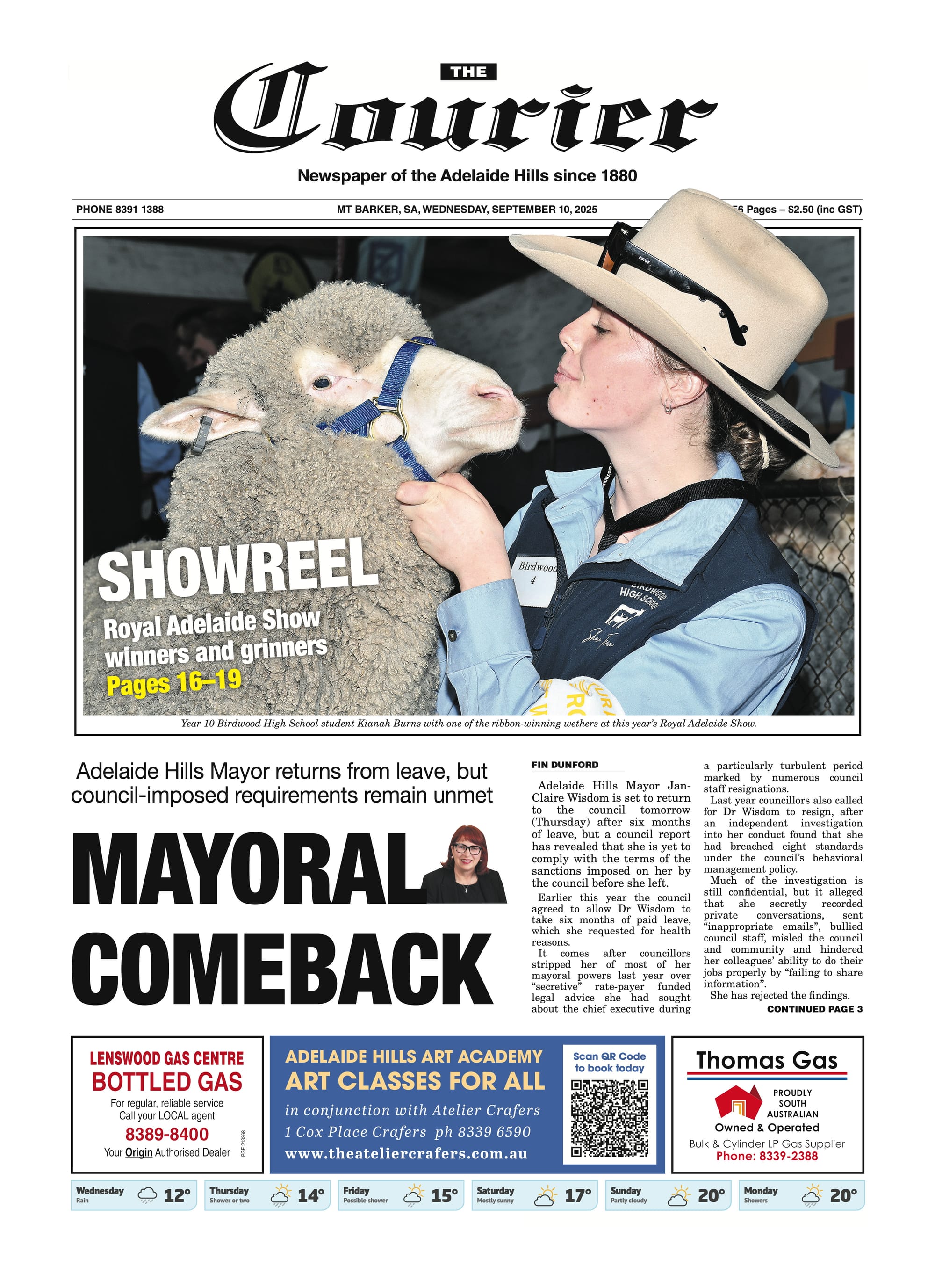 The Courier, September 10, 2025