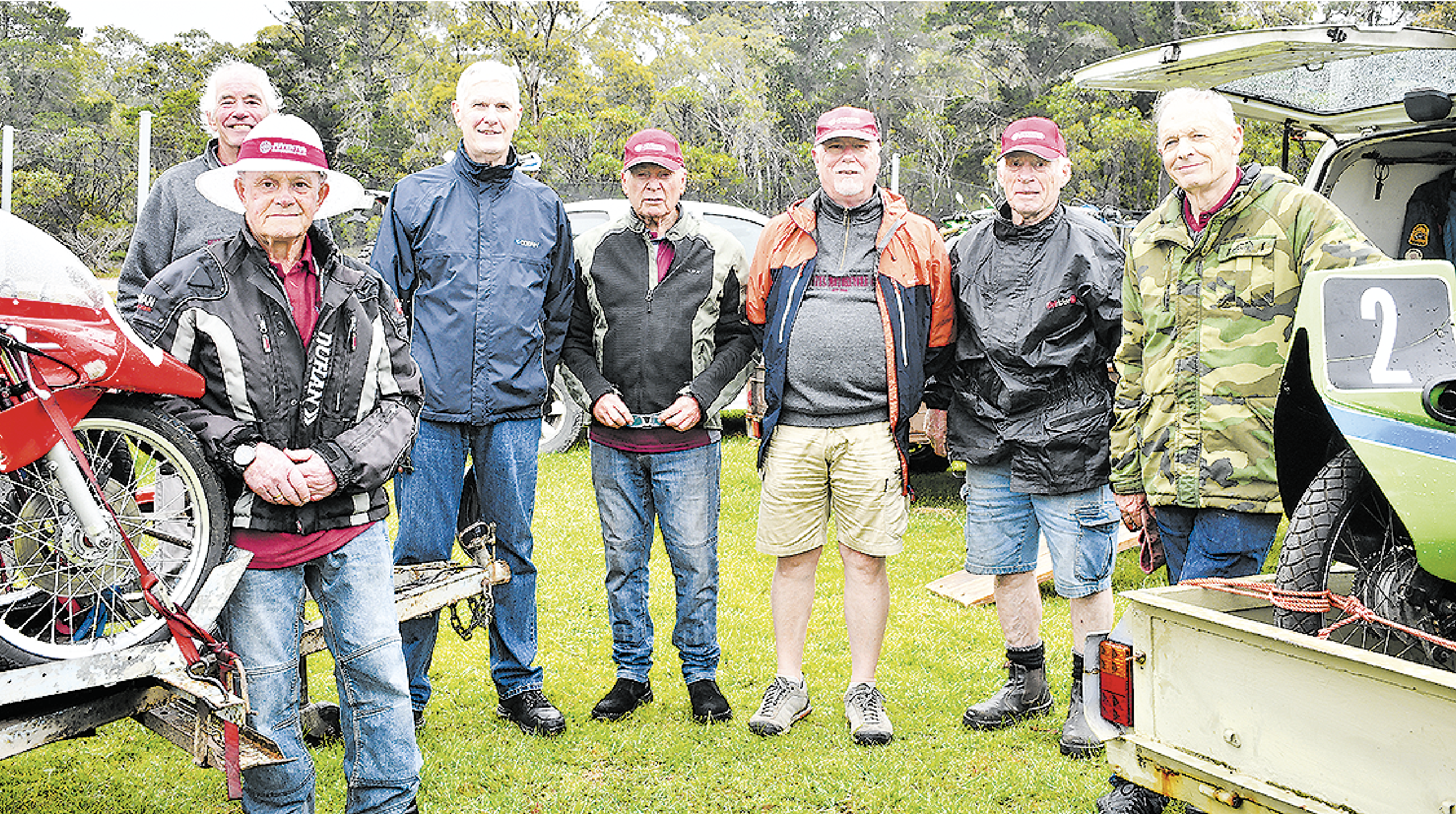 Rain doesn’t faze motorcycle showgoers