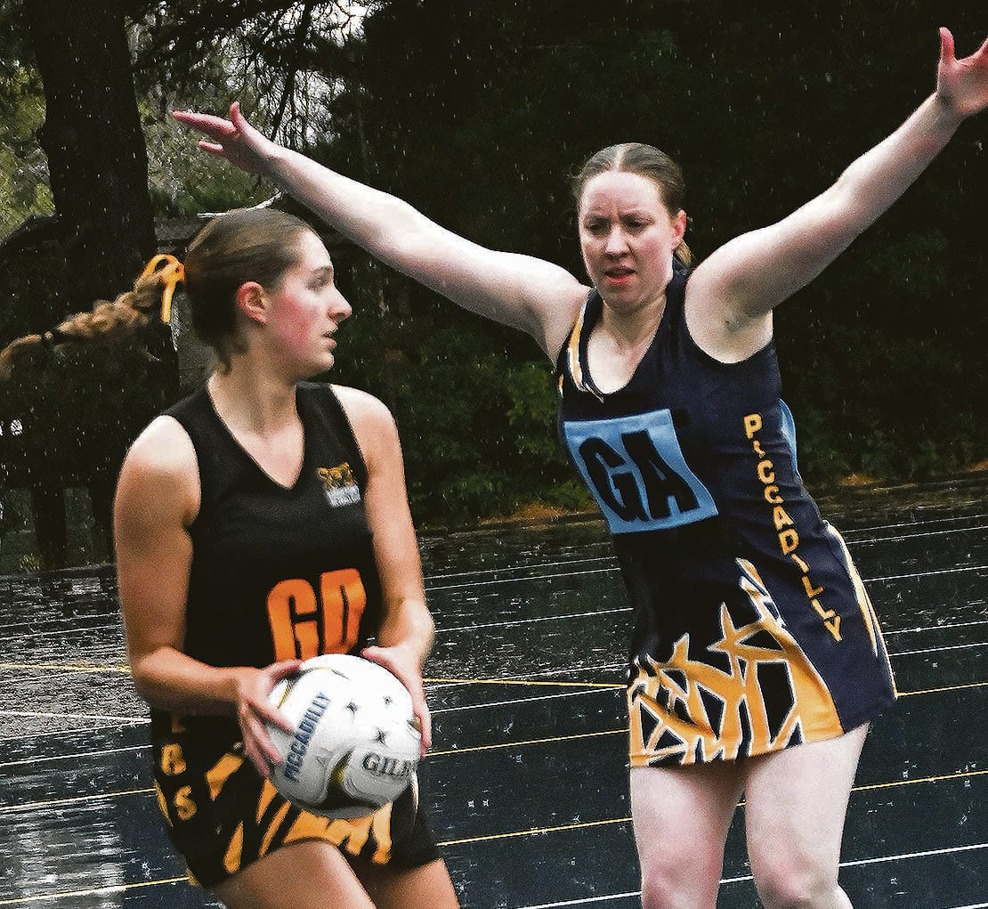 Wet start to netball
