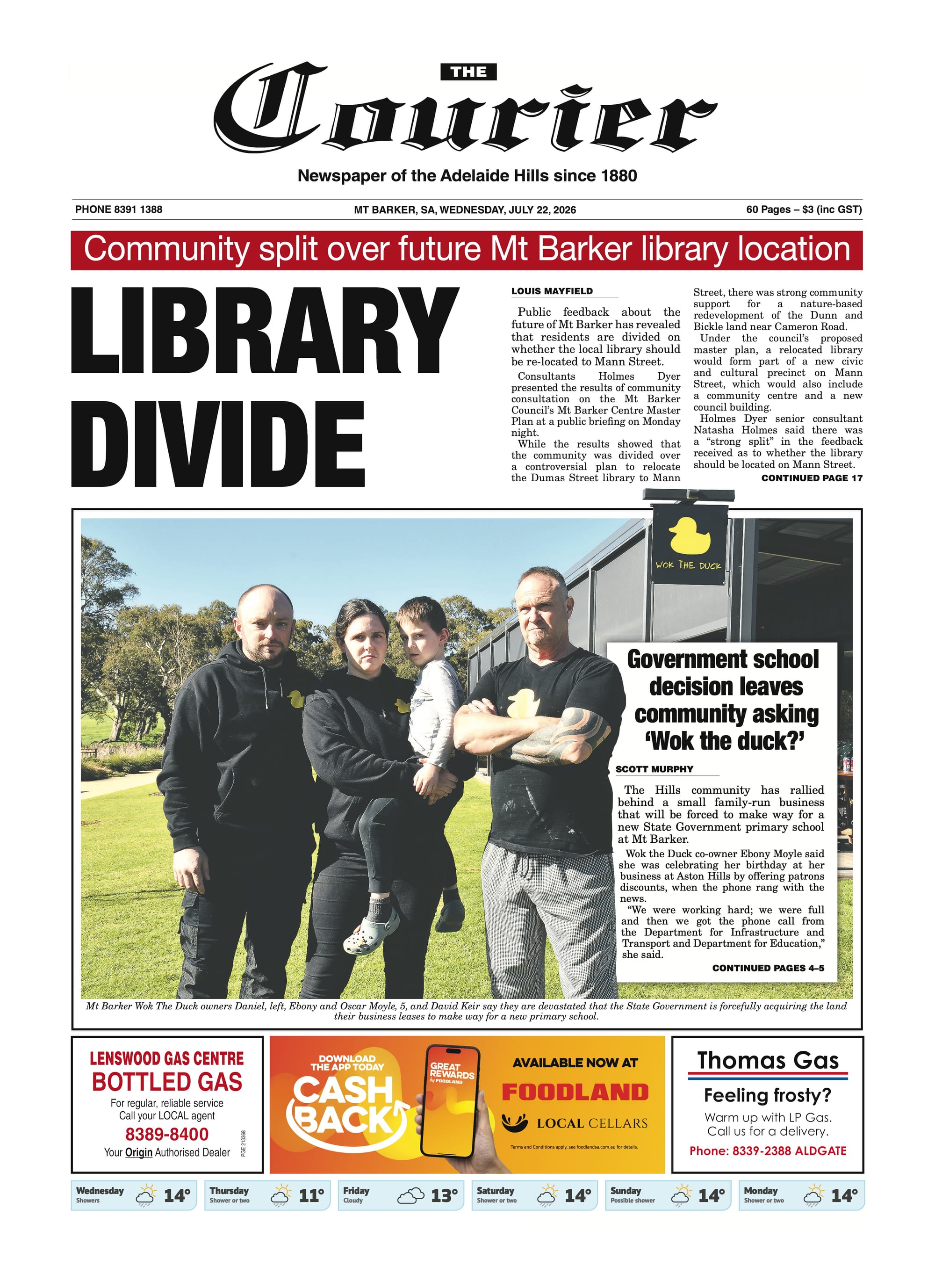The Courier, July 22, 2026  post
                                image