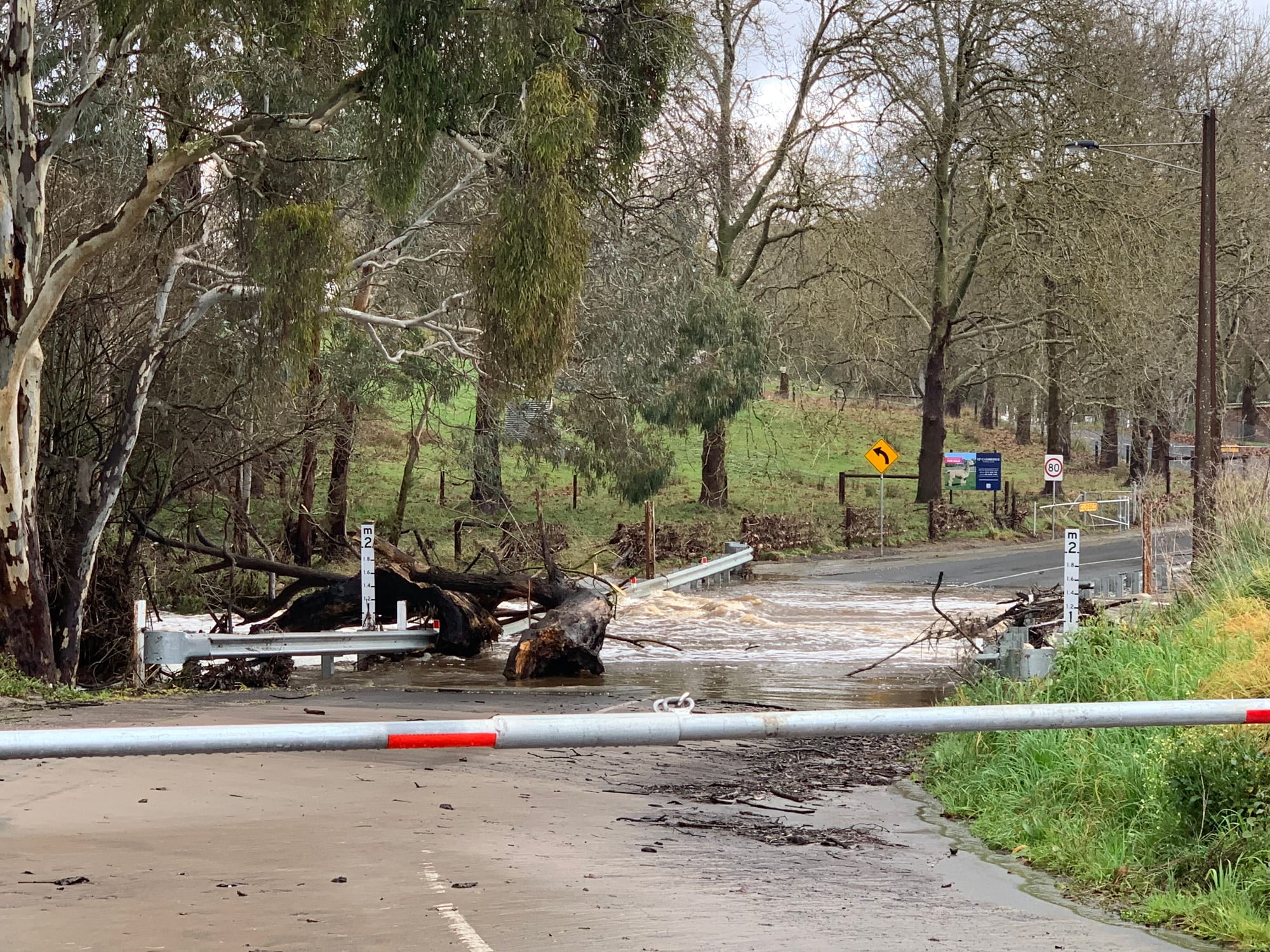 Wild weather strikes twice