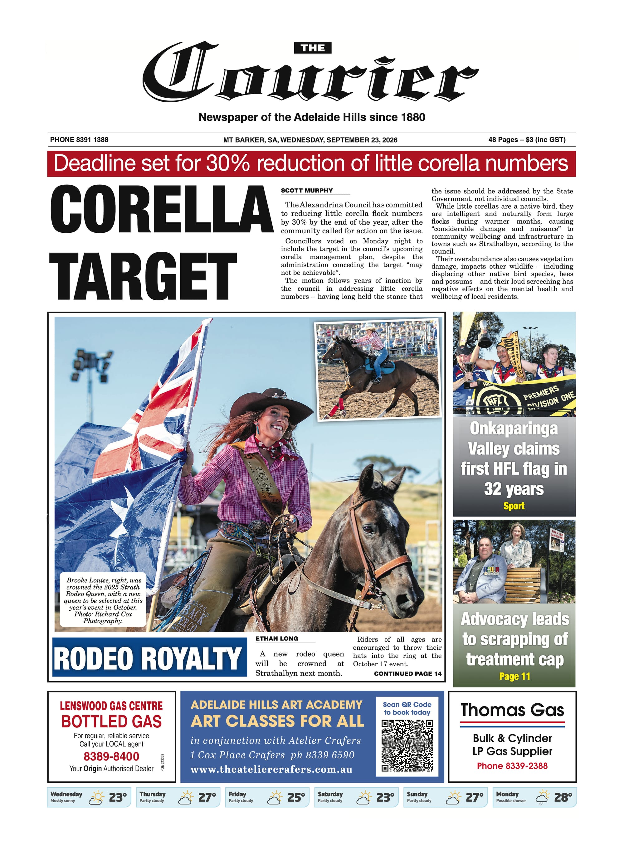 The Courier, September 23, 2026  post
                                image