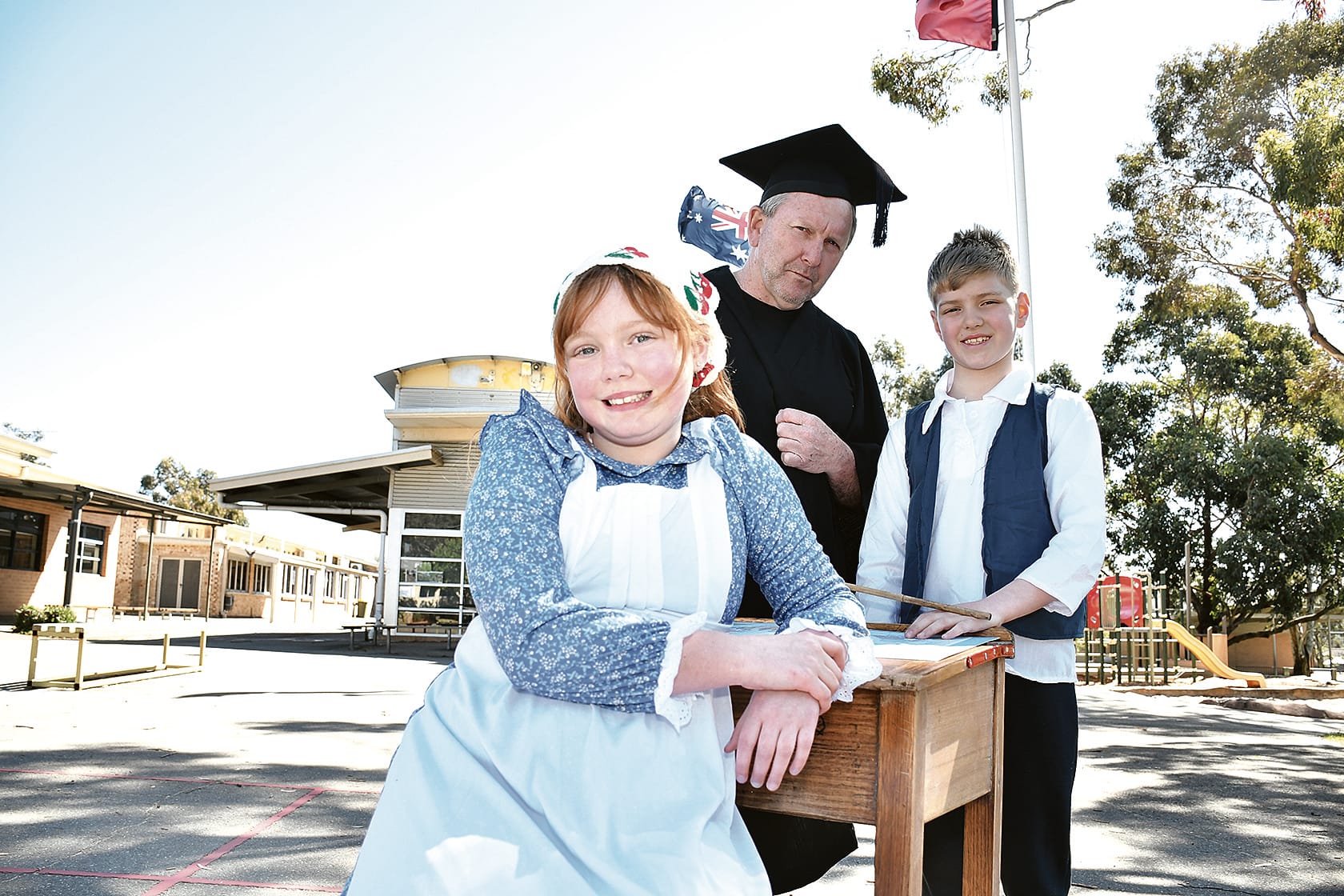 Students step back in time to school’s beginning
