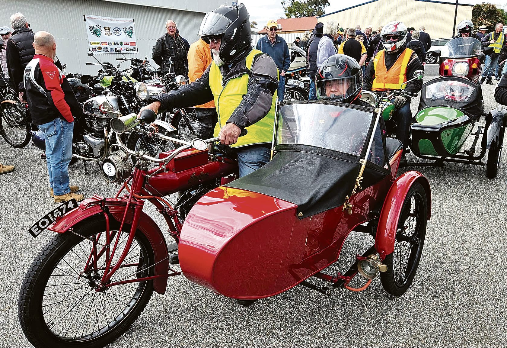 Motorbike club celebrates 70 years on the road