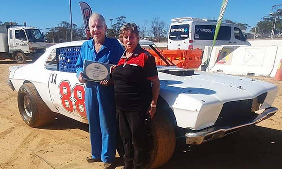 Speedway character passes post image