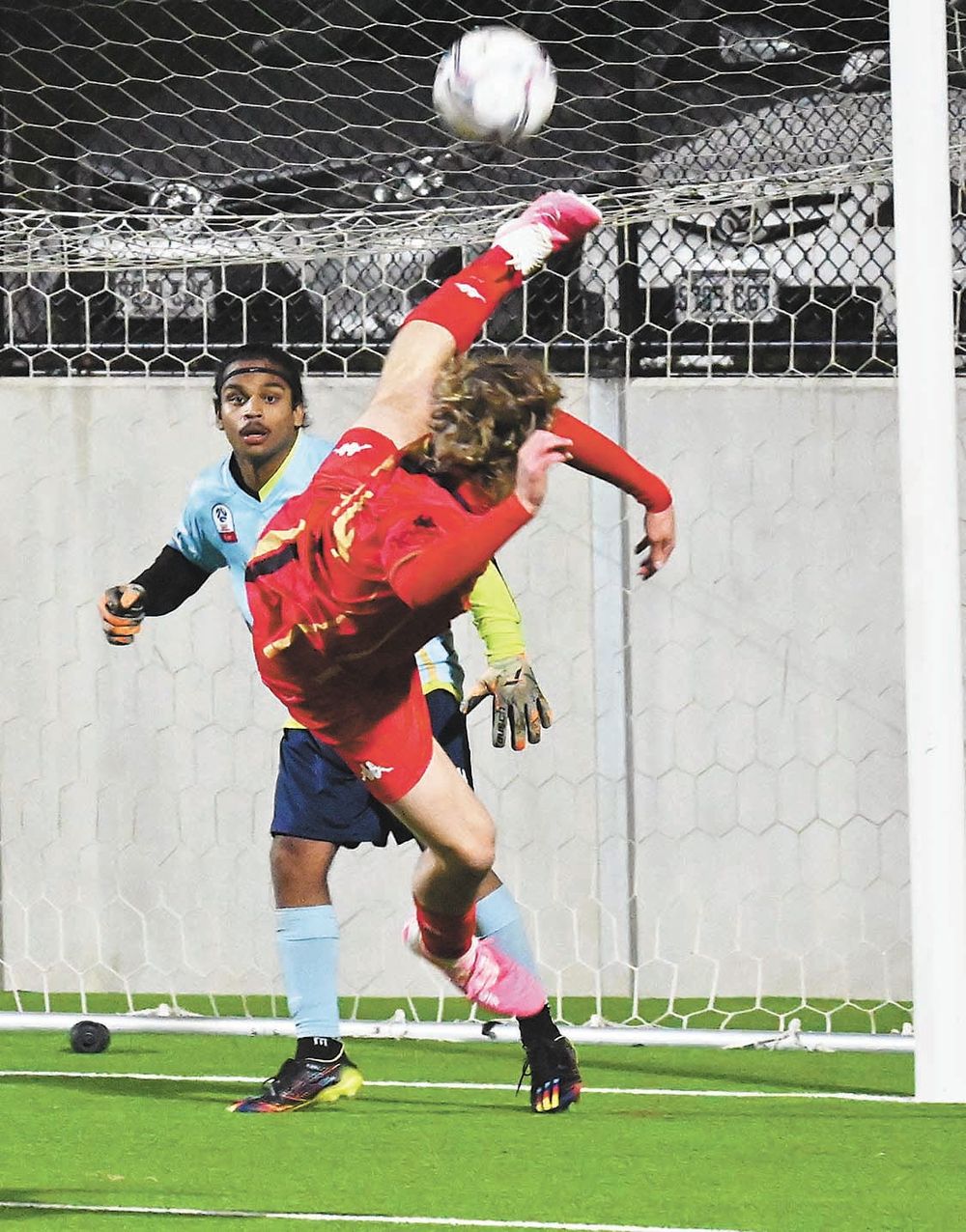 Barker just fall short post image