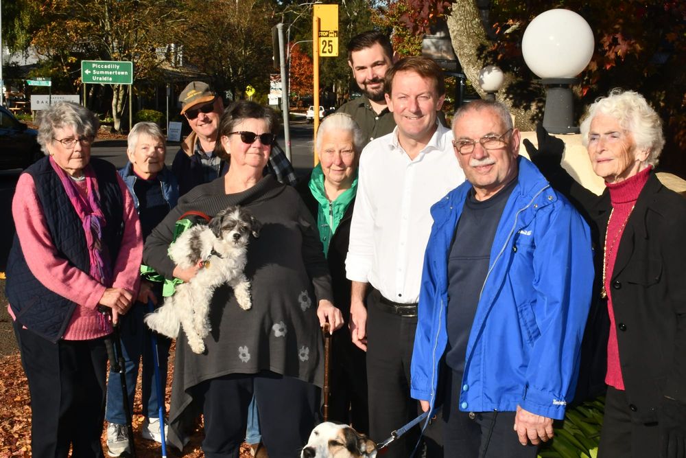 Residents rally for main street safety solution post image