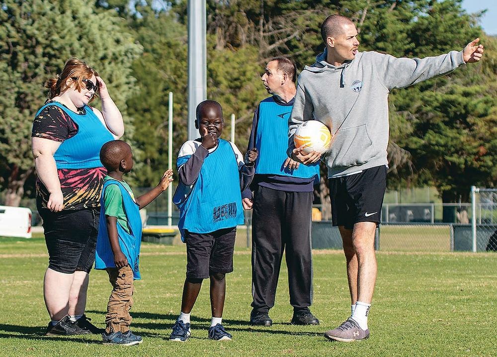 Kicks at inclusive clinic post image