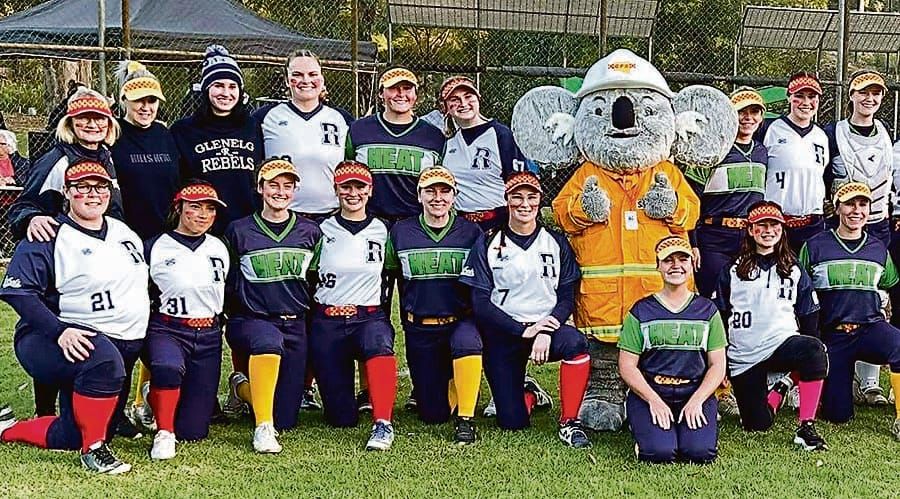 Softball fires up for cause post image