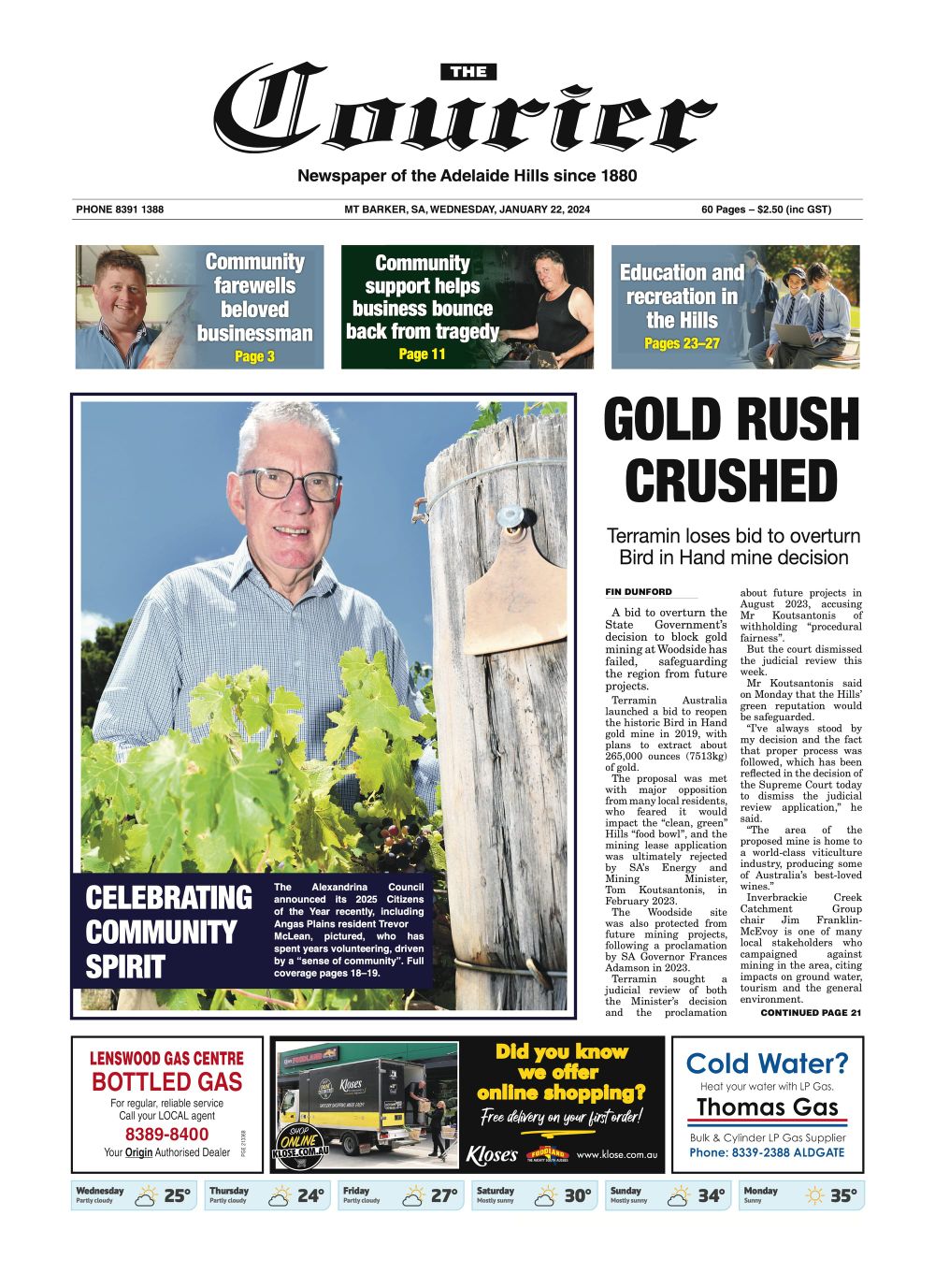 The Courier, January 22, 2025 post image