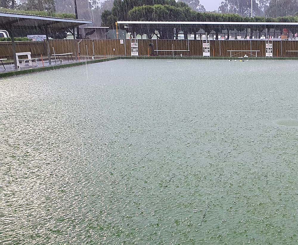 Deluge sinks sport post image