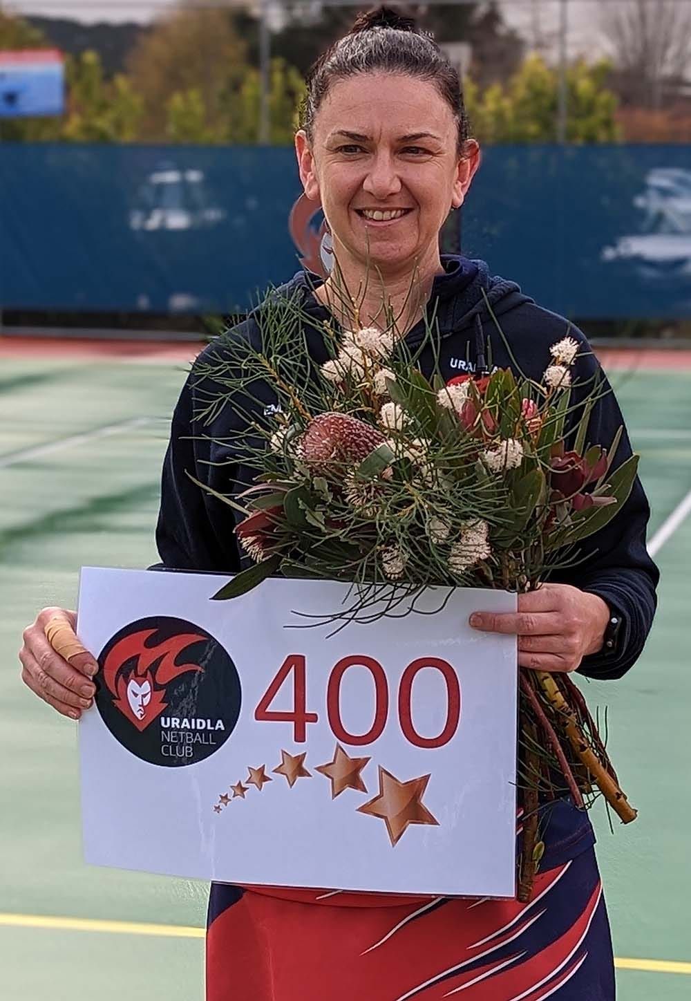 400 for netball stalwart post image