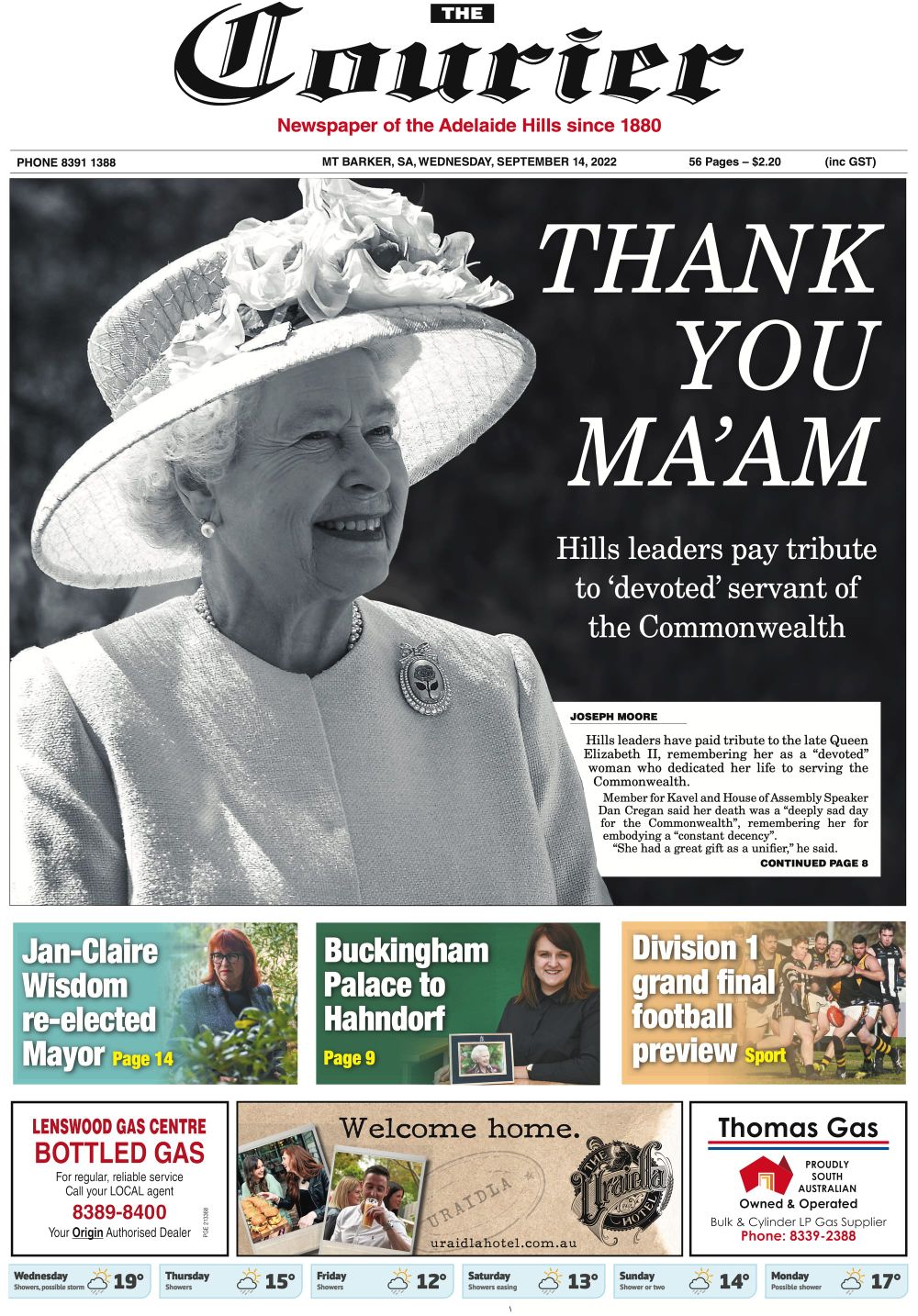 The Courier, September 14, 2022 post image