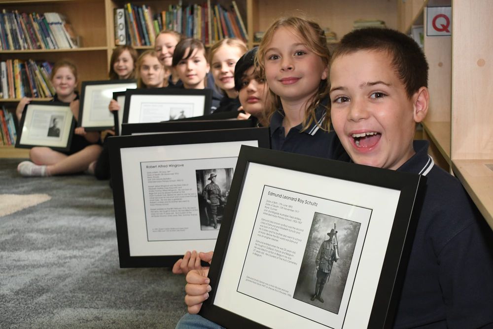Pupils investigate veterans' stories post image