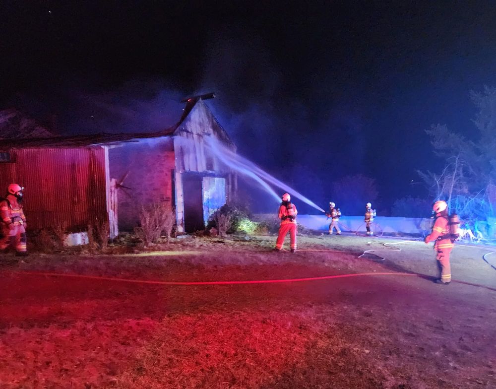 Fire damages century-old barn post image
