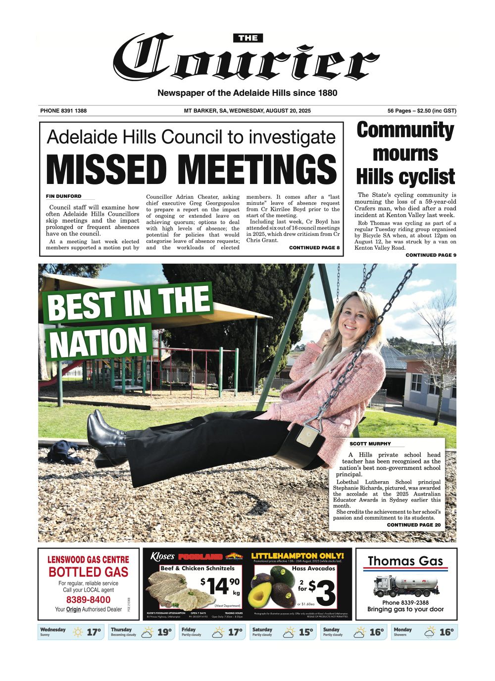 The Courier, August 20, 2025 post image