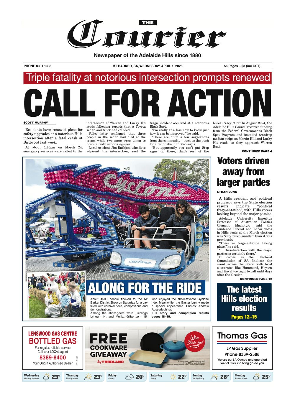 The Courier, April 1, 2026 post image