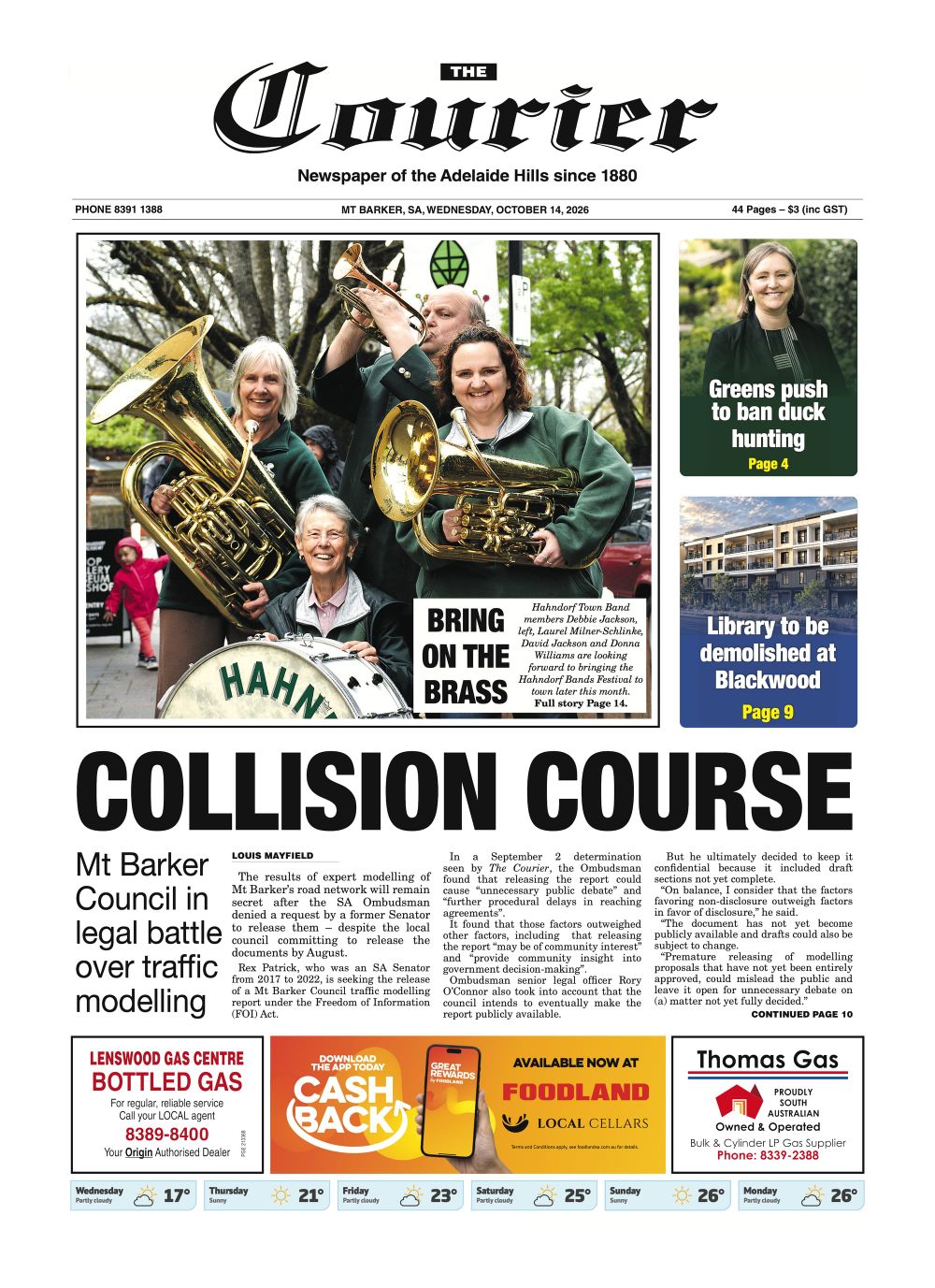 The Courier, October 14, 2026 post image