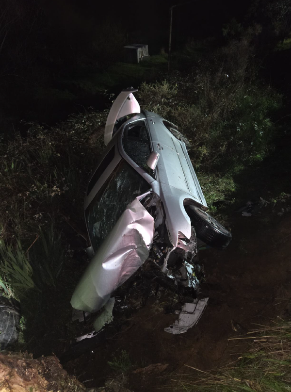 Men taken to hospital after Hills crash post image