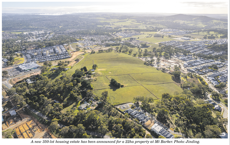Hundreds of new homes proposed Mt Barker post image