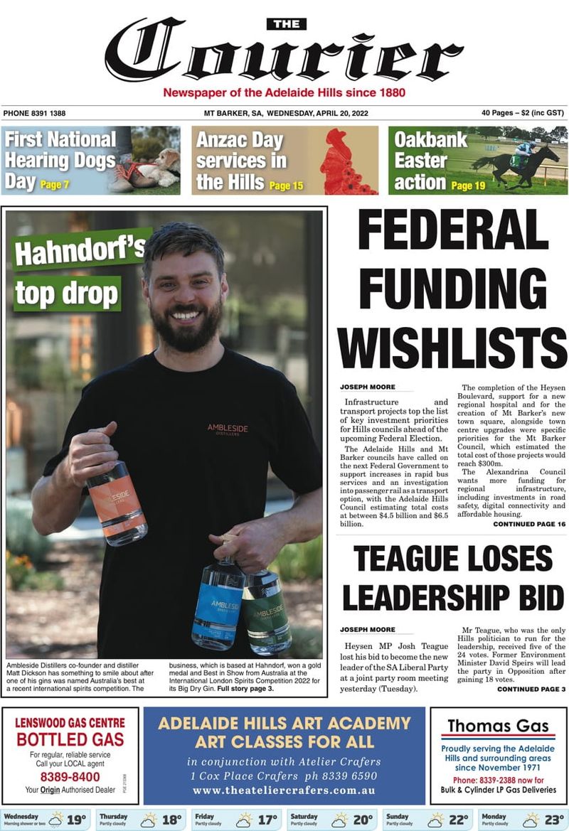 The Courier, April 20, 2022 post image