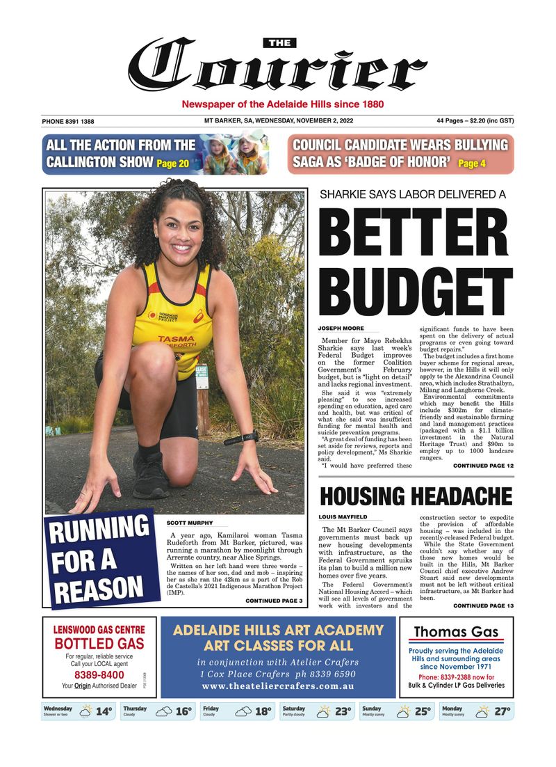 The Courier, November 2, 2022 post image