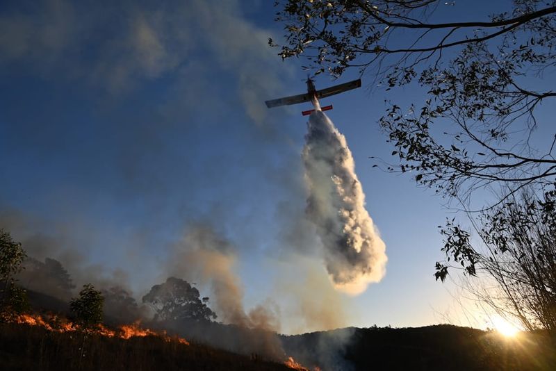 Fire fighters battle blaze in gusty conditions post image