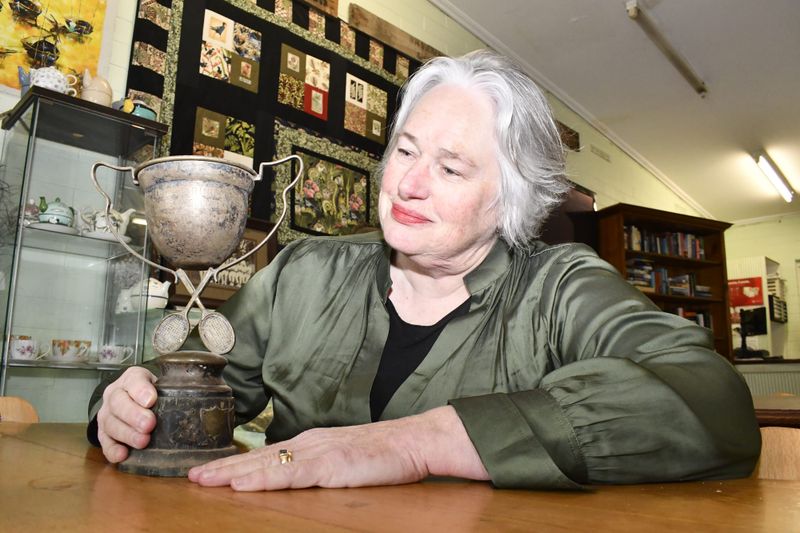 Mystery surrounds trophy found in creek post image
