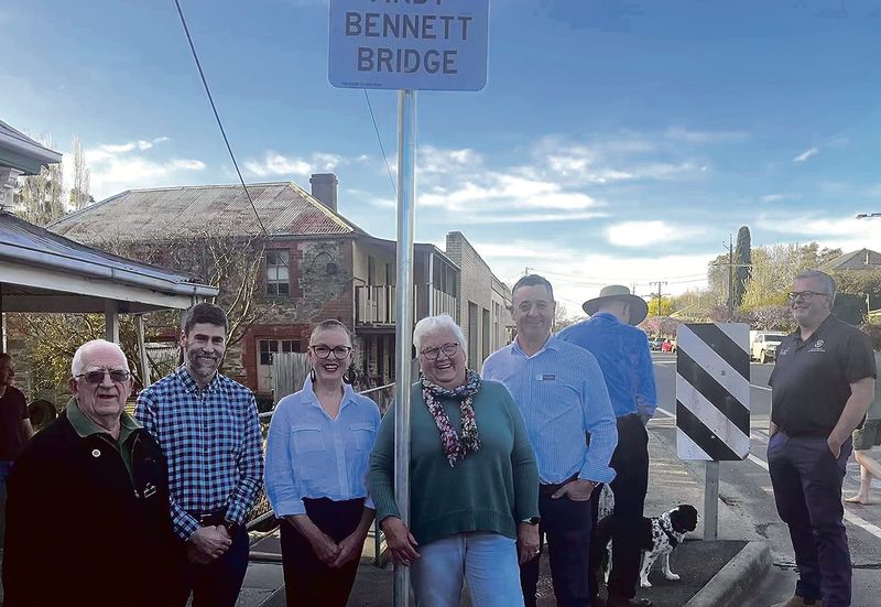Mt Torrens bridge named in honor of local mechanic post image