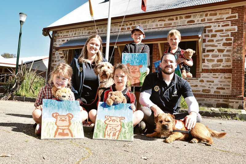 Students raise funds for Lions Assistance Dogs post image