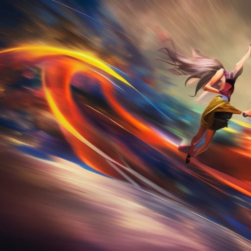 Bad AI: Looks like a person doing a stylish spin kick while in a recent street fighter game 