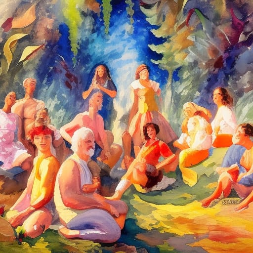 I enter bad Ai prompts for comedic effect. I really don't remember the prompt. Something, something, community? Probably.