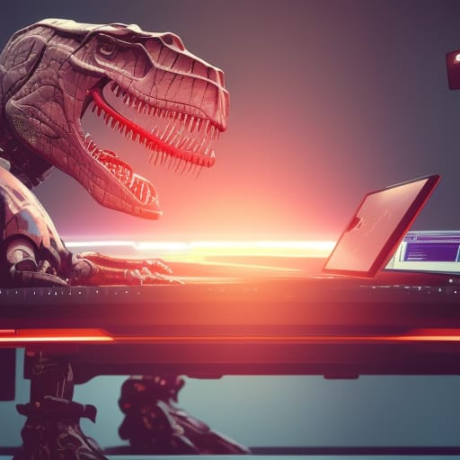 The reaction of "This meeting could've been an email", but as a dino-mech