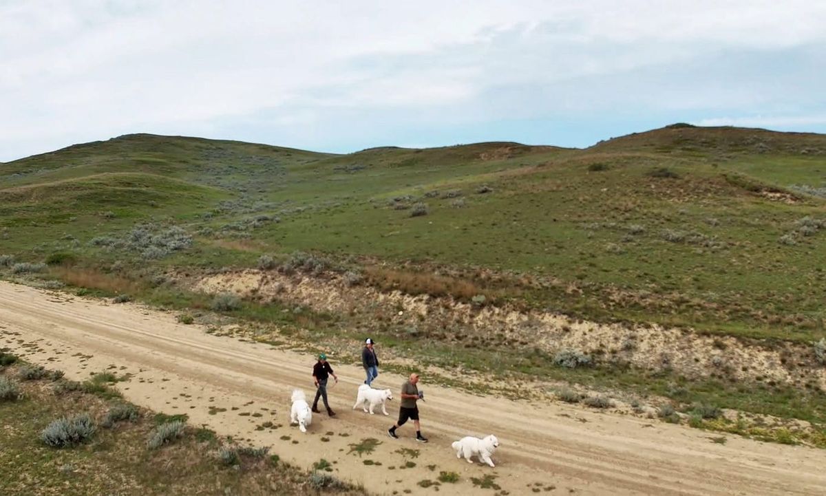 A walk near Fort Peck