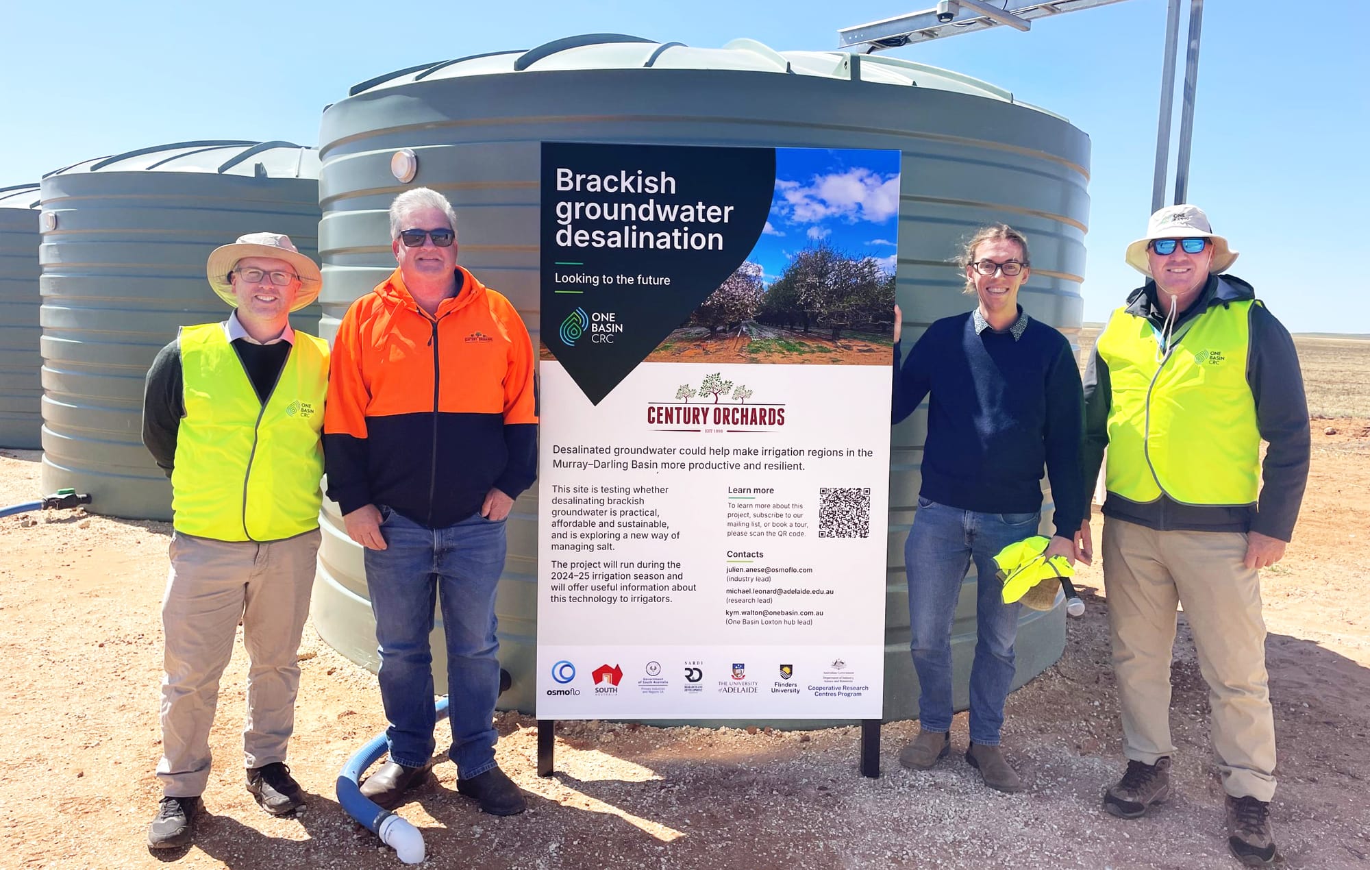 Brackish groundwater can be used to irrigate crops in the Riverland