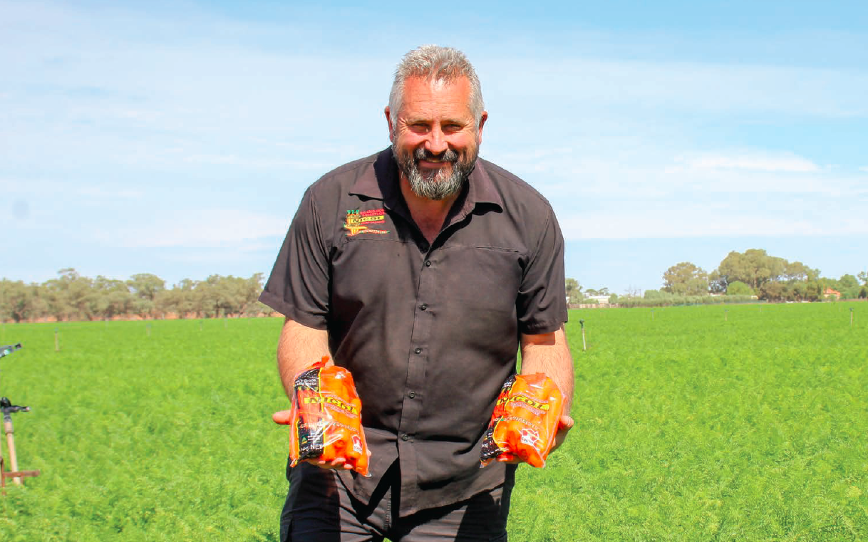 The family business providing local produce from the carrot-top shelf