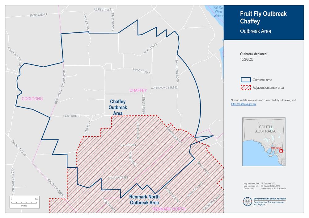 Chaffey fruit fly outbreak region’s 28th post image