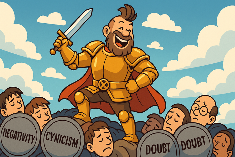 Be a warrior of optimism