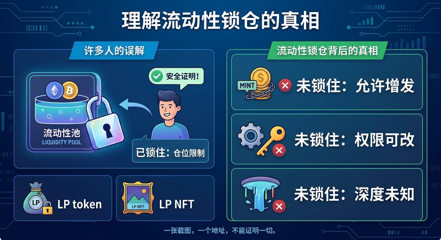 流动性锁仓能证明什么以及不能证明什么