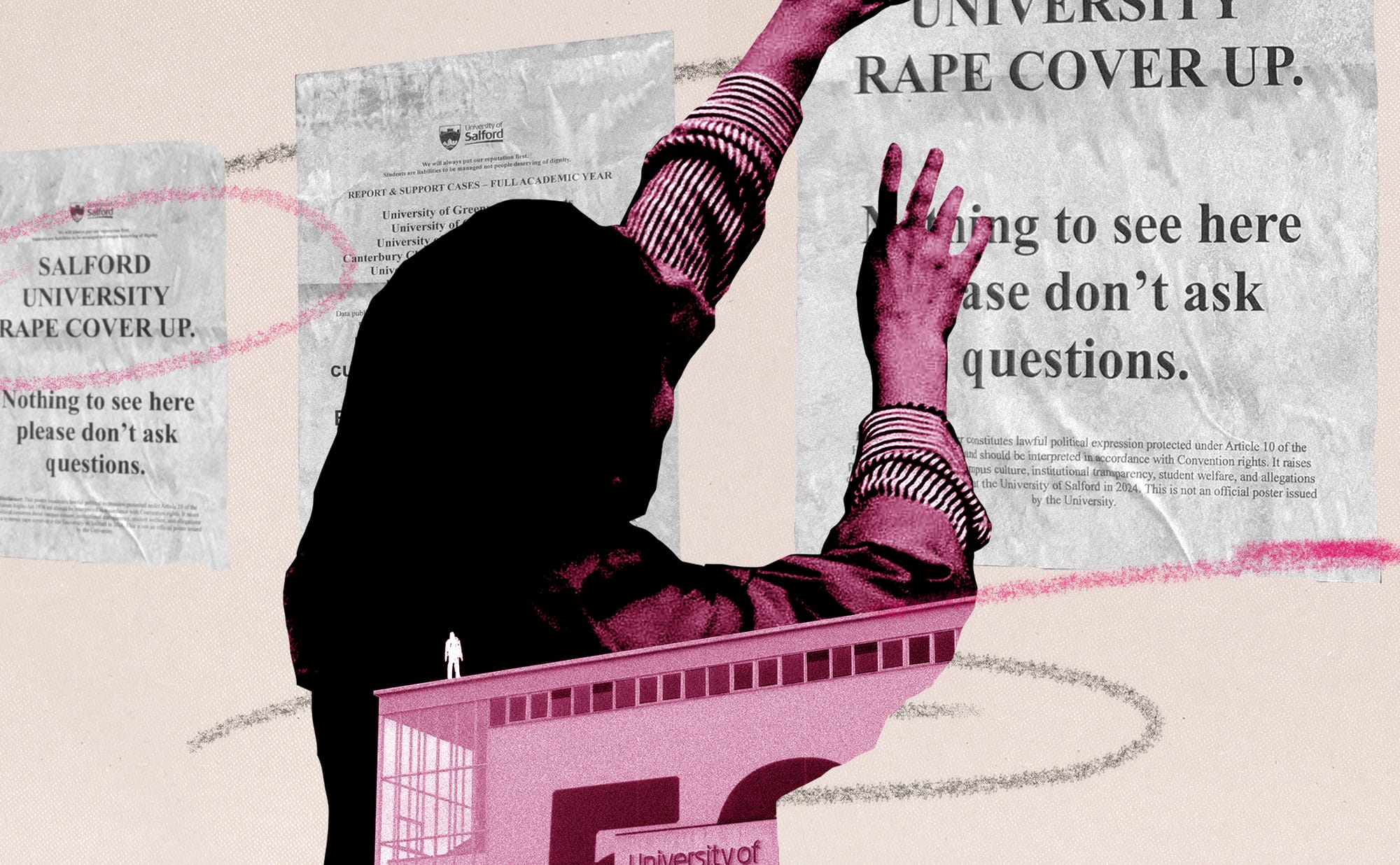 The bizarre story behind the ‘Salford University rape cover up’ posters