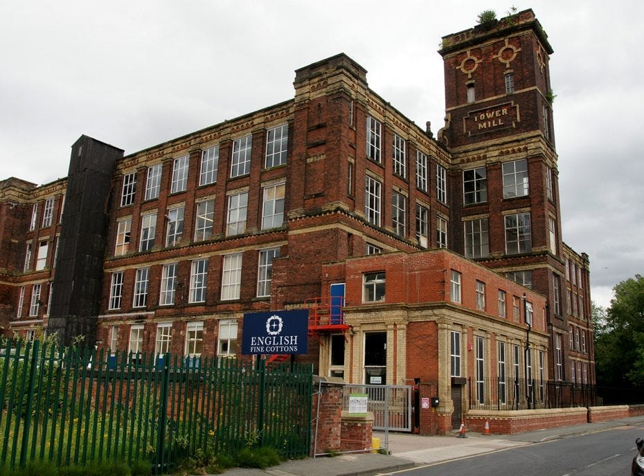 Restored 1863 cotton mill to drive rebirth of textiles industry in Manchester, England