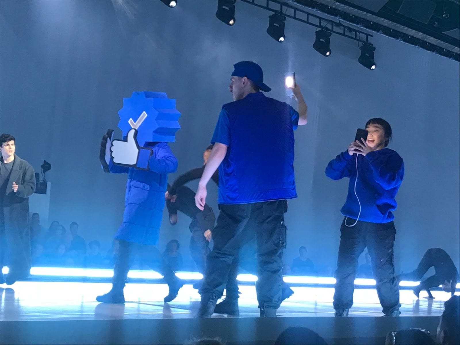 The social media villain and his comfy puffa jacket. Photo: The Mill.