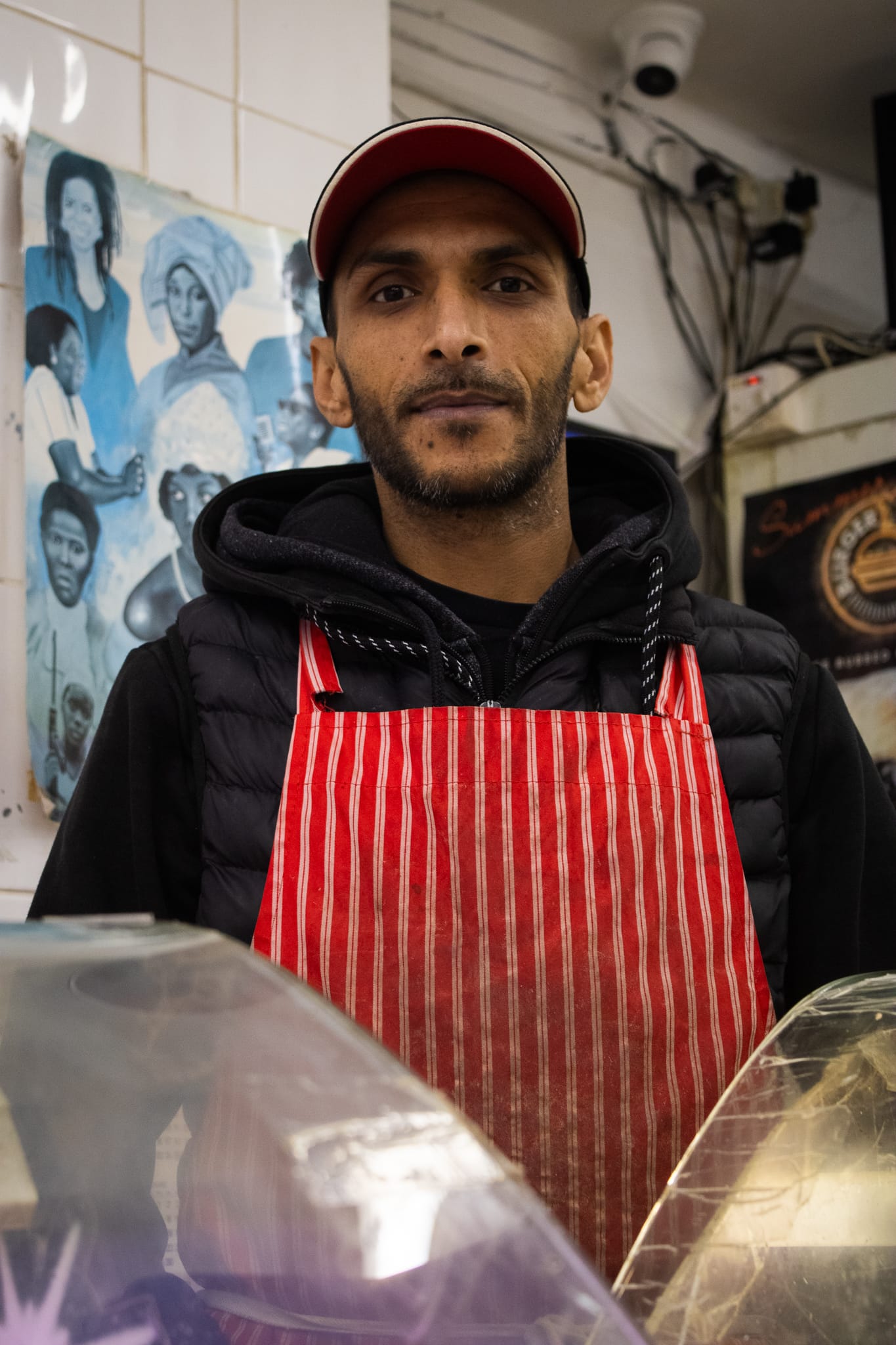 Aki Khan, at Quality Halal Meat in Moss Side. Photo: Jack Dulhanty/The Mill.