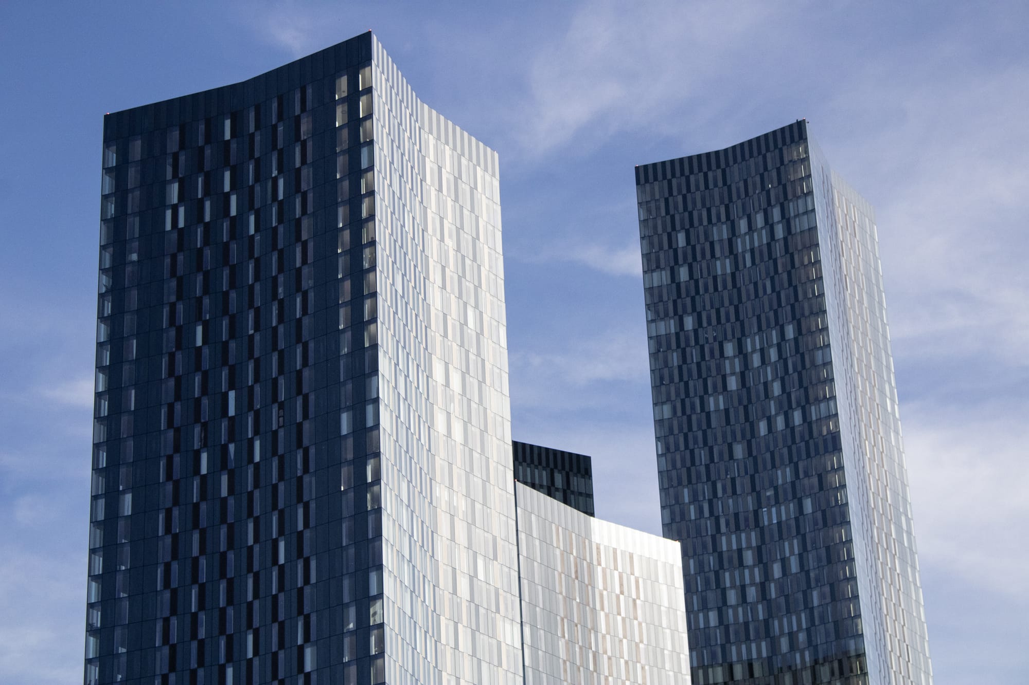 Deansgate Square's towers. Photo: Jack Dulhanty/The Mill.