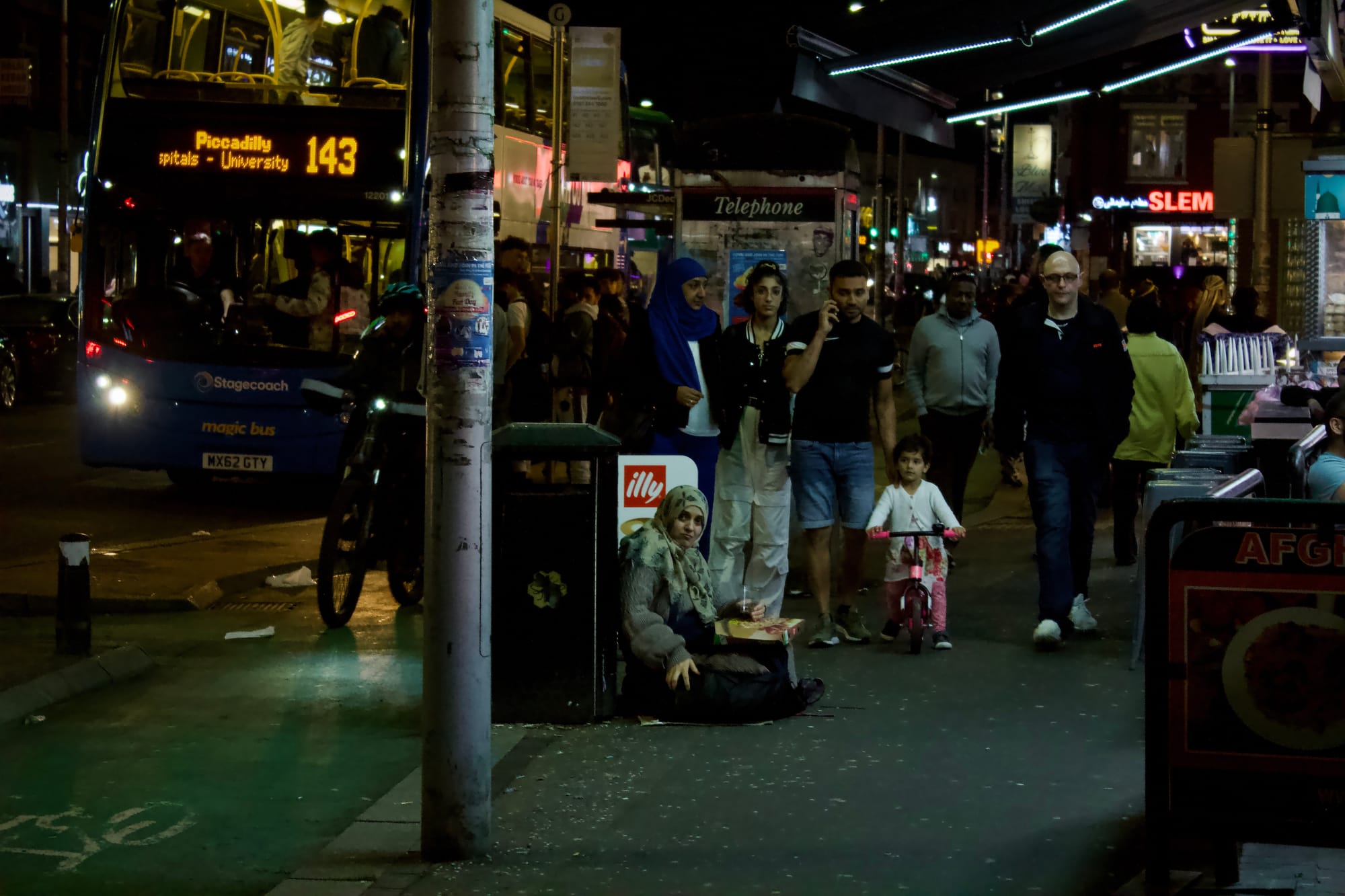 Khooshbo Ali, on the Curry Mile. Photo: Shikhar Talwar/The Mill.